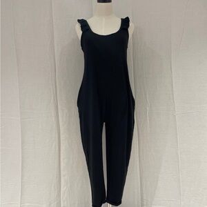 Smash + Tess Sweetheart Romper in Midnight Black Size XS